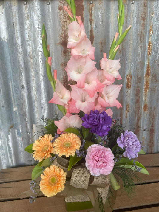 Florist Choice Box Arrangement - Mixed Pastels