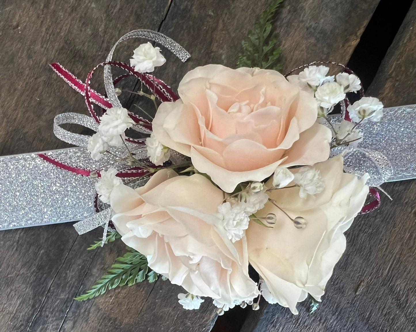 Fresh Flower Mini Rose Corsage